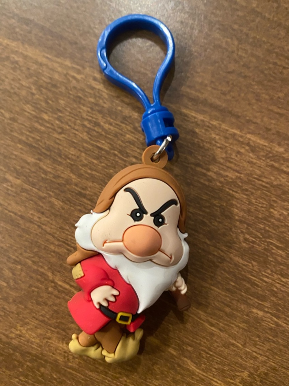 Snow White Grumpy Dwarf Rubber Bag Clip
